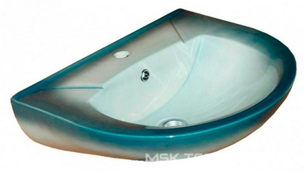 Раковина Rosa Элеганс зелёная| 60x20x49