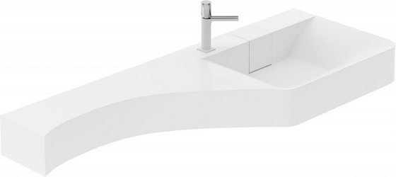 Раковина Цвет и Стиль Кулибинка 135 R| 135x15x50