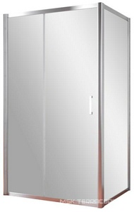 Душевое ограждение , 125*90*1900 мм, профиль хром глянц., стекло прозрачное, БЕЗ поддона ZZ Vegas Glass ZP+ZPV ZP+ZPV 125*90 08 01
