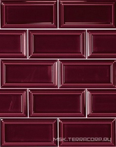 Керамическая плитка для стены APE Ceramica The Hamptons Tiana Cherry 6,5x13 n102723