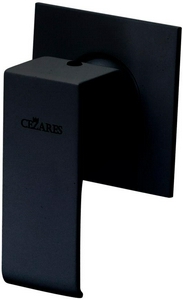 Смеситель для душа, встраиваемый в стену, (цв.черный матовый),  ZZ Cezares Porta PORTA-DIM-NOP