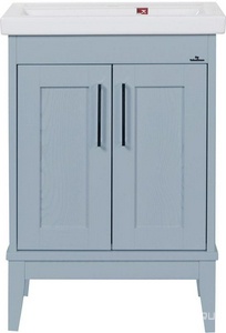 Тумба напольная ""-60 см, БЕЗ раковины, цвет серый ZZ ValenHouse Эйвори AV60_ТC