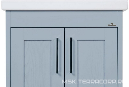 Тумба напольная ""-60 см, БЕЗ раковины, цвет серый ZZ ValenHouse Эйвори AV60_ТC