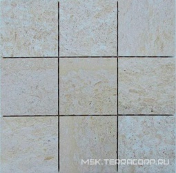 Мозаика из камня на сетке Т20-177-100Т ZZ |30.5x30.5