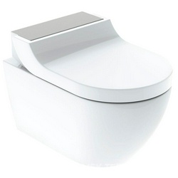 Унитаз подвесной Geberit AquaClean Tuma Comfort 146.294.FW.1 вставка нерж. сталь| 55x36x44