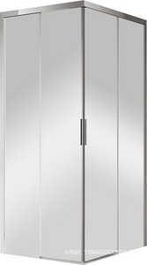 Душевой уголок 900(880-900)х900(880-900)хh1950мм, квадрат, две сдвижн.двери, (стекло прозр.6мм, фурн.цв.хром),  ZZ Cezares Comfort COMFORT-A-2-90-C-Cr