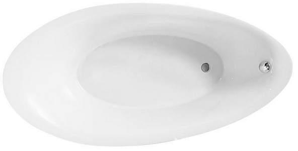 Ванна 190х95хh66,5 + ножки 14,5-18см, встраиваемая, овальная, (кварил),  ZZ Villeroy & Boch Aveo UBQ194AVE7V-01