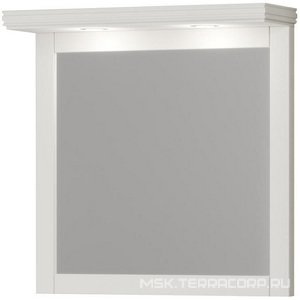 Зеркало  100, 1010х780х22 см,  цв. светлый орех, БЕЗ козырька, крепеж в комплекте ZZ Opadiris Мираж Z0000006875