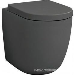 Унитаз приставной ArtCeram File FLV005 grigio oliva, безободковый| 53x37x46