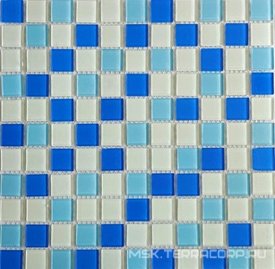 Мозаика Мозаика FA021.025.080B  (чип 23x23, 25x25) ZZ|30x30 Мастера Керамики Glass FA021.025.080B