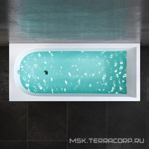 Ванна акриловая 180х80 см (без каркаса, панели и сифона),  AMPM Spirit W72A-180-080W-A2