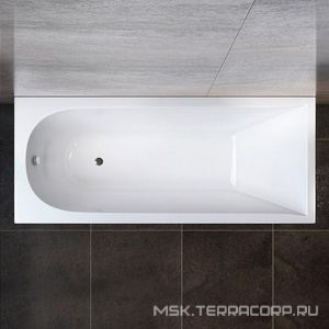 Ванна акриловая 180х80 см (без каркаса, панели и сифона),  AMPM Spirit W72A-180-080W-A2