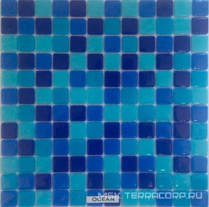 Мозаика Спектр-М Микс стекло Мозаика из стекла на сетке SH-026 ZZ |31.5x31.5