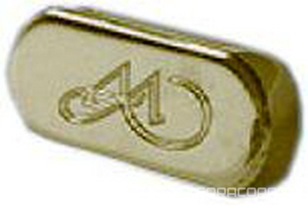 Накладка отверстия перелива для раковины/биде, (цв.золото),  ZZ Kerasan Waldorf 811391