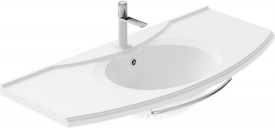 Раковина Цвет и Стиль Техно 105 с полотенцедержателем| 105x16x48