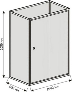 Душевая кабина RGW  OLB-207 90x100 см, профиль белый ZZ RGW Andaman 13130790-95