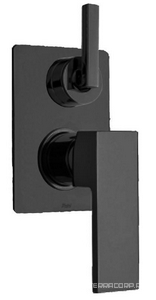 Смеситель для душа, встраиваемый в стену, с переключателем, (цв.черный матовый),  ZZ Paini Dax 84PZ6911R