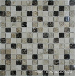 Мозаика из камня на сетке М20-275-20Р ZZ |30.5x30.5
