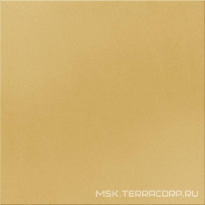 Керамогранит для пола и стены Уральский гранит Уральские фасады Грес Уральский UF015 горчичный моноколор полированный60x60 UF015PR