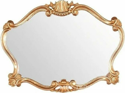 Зеркало в резной раме 91хh70см, (деревянная основа с нанесением деревянной пасты (пульпы), цв.золото), крепёж в компл., Tiffany ZZ TW Collection Универсальная TW02031 oro