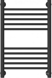 Полотенцесушитель "Богема+" 600*400 мм + прямая перекладина, подключ. 3/4, комплектующие в комплекте, цв.темный титан муар ZZ