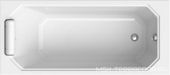 Ванна акриловая "УЭЛЬС", 1700х750, ГМ12, АМ, смеситель/излив "Честер/Линкольн-малый", каркас, слив-перелив и подголовник в компл., БЕЗ панели ZZ