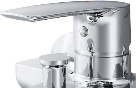 Смеситель для ванны/душа  излив 175мм, БЕЗ аксессуаров, цв.хром AMPM Gem F90A10000