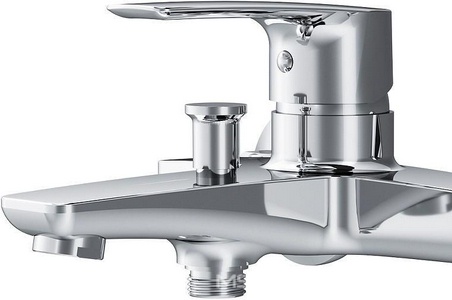 Смеситель для ванны/душа  излив 175мм, БЕЗ аксессуаров, цв.хром AMPM Gem F90A10000