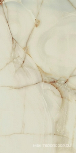 Керамогранит для пола и стены Florim Magnum Les Bijoux De Rex Onyx Blanche Glossy 120x240 765720