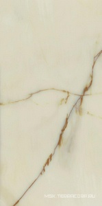 Керамогранит для пола и стены Florim Magnum Les Bijoux De Rex Onyx Blanche Glossy 120x240 765720