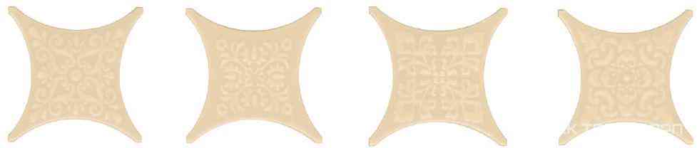 AT Estrella Core Beige (4 piezas) XX |6.7x6.7