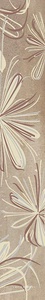 Декор Azori Sonnet Бордюр SONNET BEIGE FLOWER XX6.2х40.5 587891001