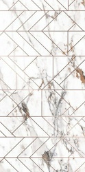 SU Decoro Desing Capraia White Shine rett XX |60x120