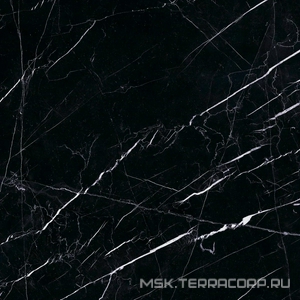 Керамогранит для пола Ariostea marmi classici Nero Marquinia Luc  60x60 Черный PL6547