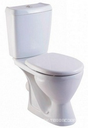 Унитаз-компакт Rosa Ресса белый| 61x38x80