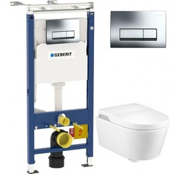 Комплект Иинсталляция Geberit Duofix Платтенбау 4 в 1 с кнопкой смыва 50x35x34 Bien dor s401390
