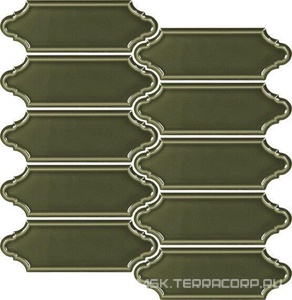 Керамическая плитка для стены APE Ceramica The Hamptons Havens Victorian Green 5x15 n102784