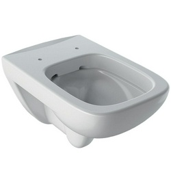 Унитаз подвесной Geberit Renova Plan 202170000 безободковый| 54x35x38