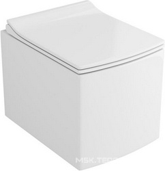 Унитаз подвесной Owl 1975 Cube безободковый| 48x35x33