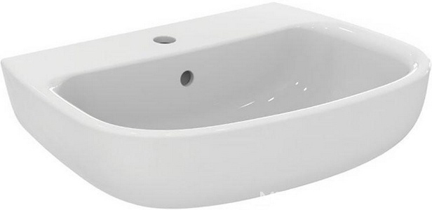 Раковина 600х450мм, с 1 отв.д/смесит., с переливом, без крепежа, Esedra ZZ Ideal Standard esedra T279801