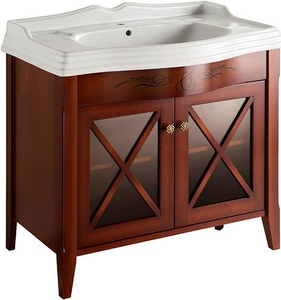 Тумба напольная 85,8х51,2хh78cм., с 2 дверцами, БЕЗ раковины, (цвет B-041, ручки B16B),  ZZ Caprigo Napoli 11213B цвет B-041  ручки B16B