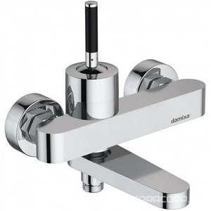 Смеситель для ванны, (корпус цв.хром, ручка цв.черный),  Damixa Arc 291000000