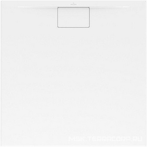 Поддон для душа 1000х1000хh15мм, (крышка стока 90мм, цв.белый 01, в компл.), БЕЗ слива (сифона) арт.U90881299, (акрил цв.белый 01), Architectura Metal Villeroy & Boch Architectura Metalrim UDA1010ARA115GV-01
