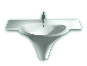 Раковина Hatria Sculture 110 см| 110x20x58