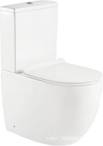 Бачок для напольного унитаза, (механизм смыва, кнопка цв.хром в компл.),  ZZ BelBagno Sfera-R BB2128T