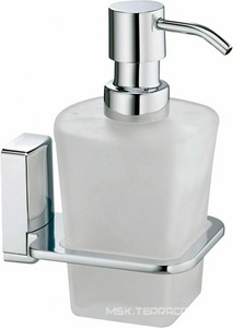 Дозатор для жидкого мыла, настенный, хром, Leine Wasserkraft leine K-5099