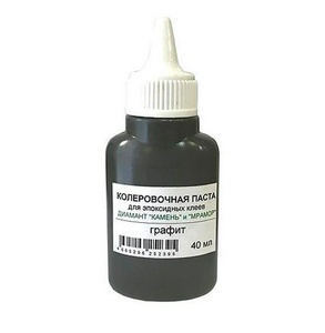 Колеровочная паста для эпоксидных клеев Диамант "Камень", цвет графит, 40 мл.ZZ Антураж Диамант-Камень n077442