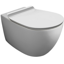 Унитаз подвесной Simas Vignoni VI18bi безободковый| 56x36x31