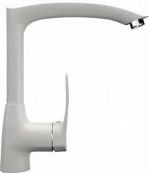 Смеситель Ulgran U-005(341) молочный, для кухонной мойки| 10x26x22