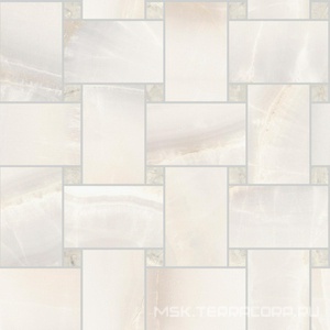 Мозаика Sant Agostino Akoya Maxi Rete Akoya White Kry ZZ |30x30